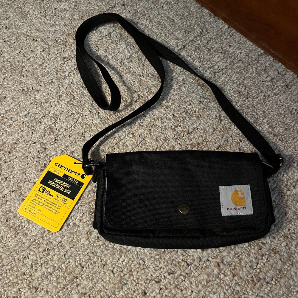Women's Carhartt Crossbody Horizontal Purse - NEW - black